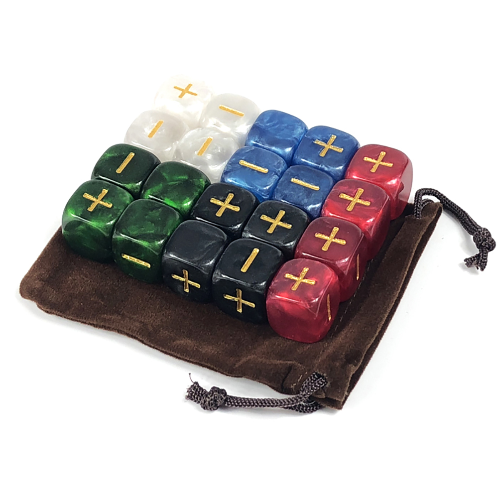 Fate dobbelstenen met tas 20 s - Board Game Live recensie en prijs